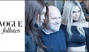 En backstage du défilé Balmain avec Sam McKnight, Kendall Jenner, Gigi Hadid... | #VogueFollows |  VOGUE PARIS