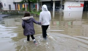 Le centre de Longjumeau noyé sous les eaux