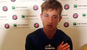 Roland-Garros 2016 - Corentin Moutet : "C'est dur de me le reprocher d'avoir cassé 2 raquettes contre Blancaneaux"