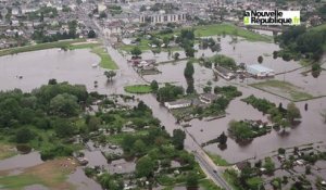 VIDEO (41) Le déversoir de la Bouillie inondé à Blois