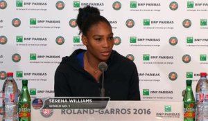 Roland-Garros - S. Williams : "Un match très accroché"