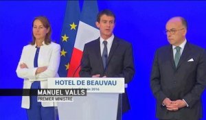 Inondations : M. Valls annonce un "fonds d'extrême urgence" alloué aux victimes - Le 06/06/2016 à 19:30
