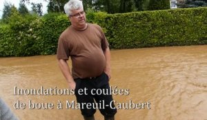 Mareuil-Caubert : inondations et coulées de boue