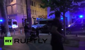 Violentes bagarres entre supporters Anglais Russes et l'OM à Marseille - Angleterre Russie Euro