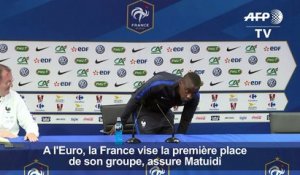 Matuidi: la France vise la 1ère place de son groupe