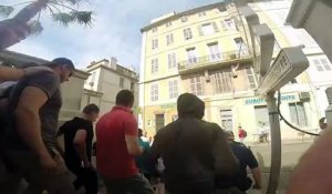 Hooligans russes vs Holligans anglais à Marseille (POV)