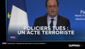 Magnanville – Policiers assassinés : François Hollande parle "d’un acte incontestablement terroriste" (Vidéo)