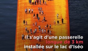 Christo invite les Italiens à marcher sur l'eau