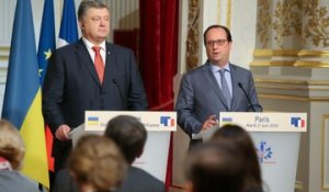 Déclaration conjointe avec Petro Porochenko, président d’Ukraine