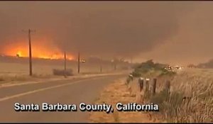 Une tornade de feu en californie