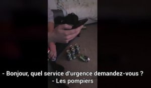 Blague au téléphone "Will Grigg’s on fire" aux pompiers