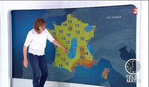 Les problèmes de la Miss Météo ont amusé William Leymergie ce matin sur France 2 - Regardez