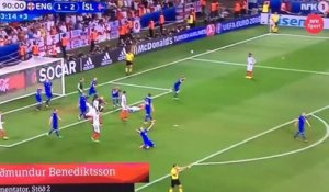 Le commentateur islandais s'époumone lors du match Angleterre-Islande