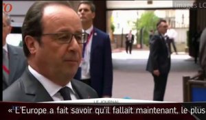 Brexit : Hollande met la pression sur le Royaume-Uni, « plus de temps à perdre »