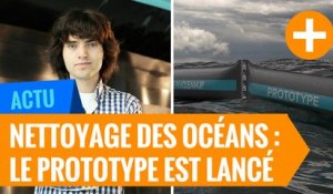 Nettoyage des océans : le prototype de Boyan Slat est lancé