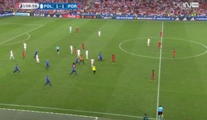 Euro 2016 : Cristiano Ronaldo esquive en supporter sur le terrain lors de Pologne-Portugal (VIDEO)