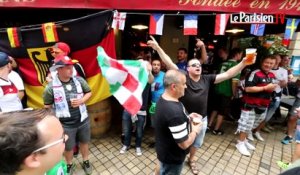 Euro 2016. Allemagne - Italie: entre deux averses l'ambiance monte doucement à Bordeaux