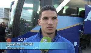 Réaction de Zinedine Ferhat (Le Havre) Buteur et passeur !