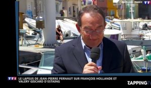 Jean-Pierre Pernaut confond François Hollande et Valéry Giscard d’Estaing dans le 13h de TF1 (Vidéo)