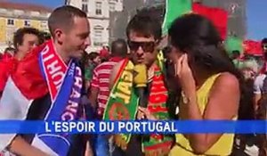 Une journaliste se fait piéger en direct par un faux supporter portugais qui s'empresse d'insulter Valls