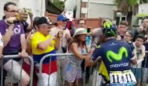 Tour de France 2016 - La Team Movistar de Nairo Quintana sur ses terres en Espagne