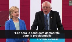 Bernie Sanders annonce son soutien à Hillary Clinton