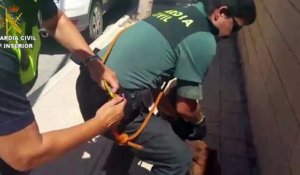 Ce policier sauve un chien enfermer dans une voiture en pleine soleil