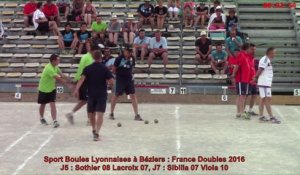 Phénoménal Vincent Lapertot, Sport Boules, France Doubles, Béziers 2016