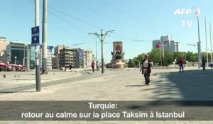 Turquie: retour au calme sur la place Taksim à Istanbul