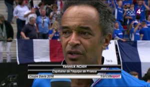 Coupe Davis - Yannick Noah : "Je suis très fier de Jo"