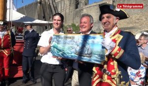 Brest 2016. Trois remises de médaille  sur l'Hermione