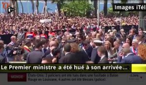 Nice : Manuel Valls copieusement hué durant l'hommage aux victimes