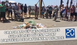 Attentat de Nice :Crachats et tas d'ordures sur le lieu où est mort l'auteur de l'attentat de Nice