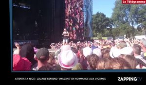 Attentat à Nice : Louane reprend "Imagine" en hommage aux victimes (Vidéo)