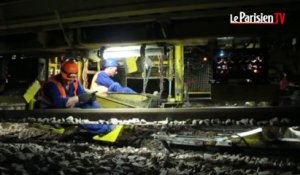 Entre Grigny et Corbeil-Essonnes, les voies du RER font peau neuve