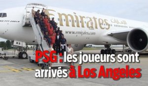 PSG : les joueurs sont arrivés à Los Angeles