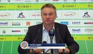 Frédéric Hantz après ASSE 3-1 MHSC