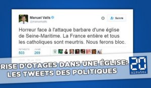 Prise d'otages dans une église à Rouen: Les tweets des politiques