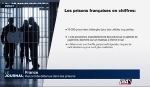 Surpopulation carcérale record en France