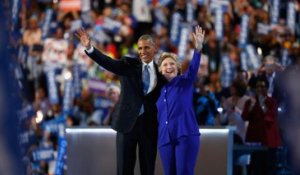 Obama exhorte l'Amérique à «porter Hillary à la victoire»