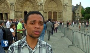 Attentat de Saint-Etienne-du-Rouvray: hommage à Notre-Dame de Paris