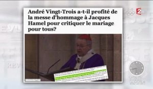 Attentat de Saint-Etienne-du-Rouvray : André Vingt-Trois a créé la polémique lors de l'hommage au père Hamel