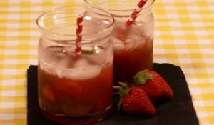 Le mojito fraise, un cocktail 100% festif !