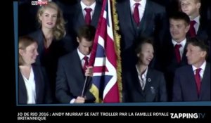 JO de Rio 2016 : Andy Murray se fait troller par la famille royale britannique