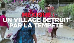 Mexique : un village détruit par un glissement de terrain