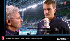 JO de Rio 2016 : Yannick Agnel critiqué, il réagit à la polémique (Vidéo)