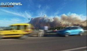 France : incendie "hors de contrôle" au nord de Marseille