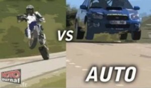 VIDEO AUTO VS MOTO : ZE DUEL ( moto journal )