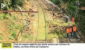 EN DIRECT - Accident de TER près de Montpellier - Le train a percuté un arbre - Plusieurs blessés graves - Le train roul