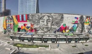 La plus grande fresque du monde se trouve à Rio